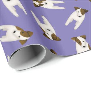 Jack Russell Terriers pattern periwinkle ANY color