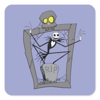 Jack Skellington | RIP Square Sticker