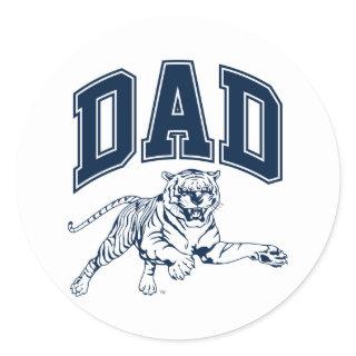 Jackson State Dad Classic Round Sticker