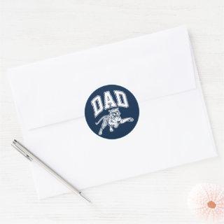 Jackson State Dad Classic Round Sticker