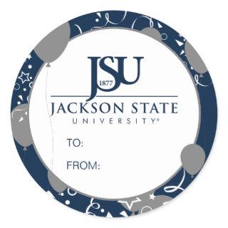 Jackson State University Graduation Classic Round Sticker