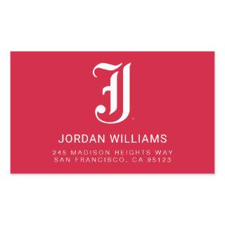 Jacksonville State University Classic JSU Letter Rectangular Sticker