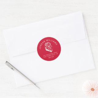 Jacksonville State University Gamecocks Red Eagle Classic Round Sticker