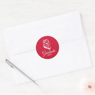 Jacksonville State University Graduation Classic Round Sticker