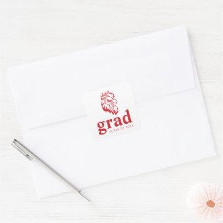 Jacksonville State University Graduation Square Sticker