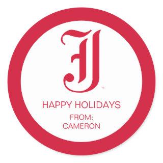 Jacksonville State University Holiday Classic Round Sticker