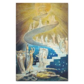 Jacob's Ladder by William Blake Tissue Paper