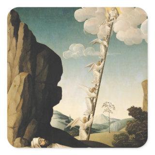 Jacob's Ladder, c.1490 Square Sticker