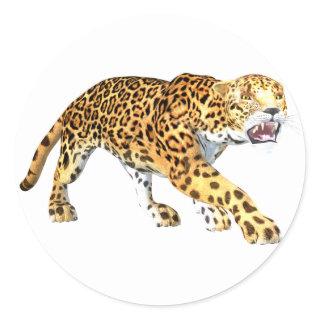 Jaguar Classic Round Sticker