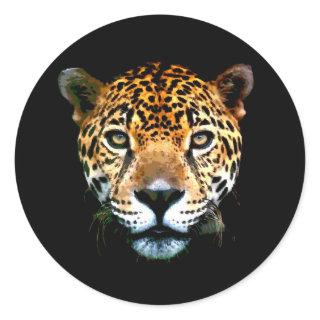 Jaguar Classic Round Sticker