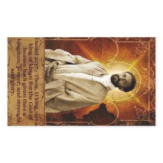 Jah Rastafari Rasta Livity INI One Love Roots Rectangular Sticker