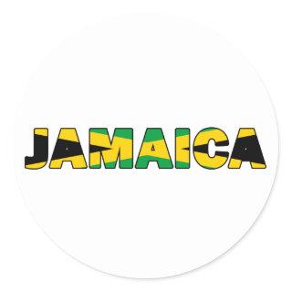 Jamaica 007 classic round sticker