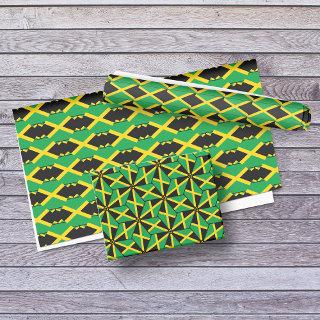 Jamaican Flag  Flat Sheet Set of 3