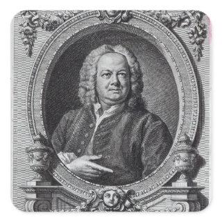 James Gibbs, engraved by Bernard Baron, 1747 Square Sticker