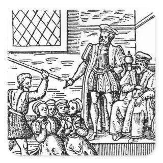 James I  of England and VI of Scotland Square Sticker