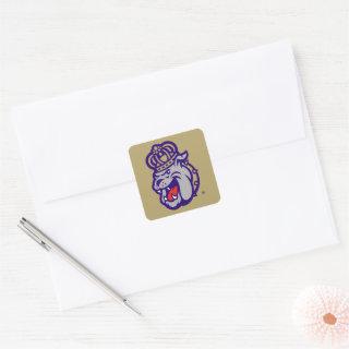 James Madison University | Duke Dog Face Square Sticker