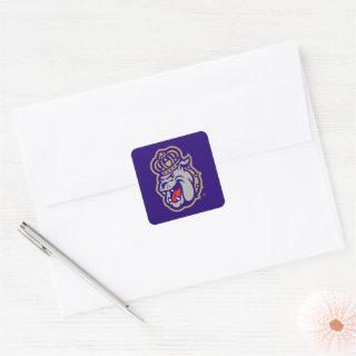 James Madison University | Duke Dog Face Square Sticker