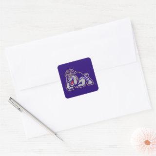 James Madison University | Duke Dog Square Sticker