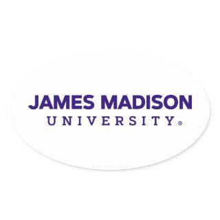 James Madison University | Wordmark Oval Sticker