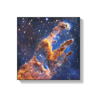 James Webb Space Telescope Pillars of Creation Canvas Print