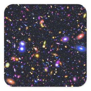 James Webb Space Telescope Simulation - Pop Art Square Sticker