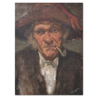 James Whistler - Man Smoking a Pipe Tissue Paper