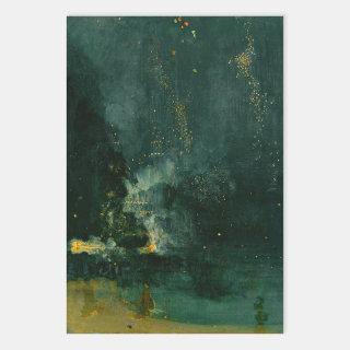 James Whistler - Nocturne in Black and Gold  Sheets