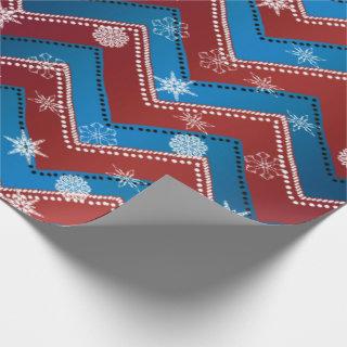 Jamestown Xmas-Red+Blue ZigZag+White Snowflakes v2