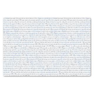 Jane Austen Text White Blue Tissue Paper