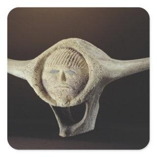 Janus Head, from Cape Dorset Square Sticker