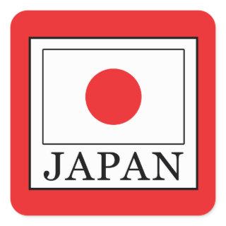 Japan Square Sticker