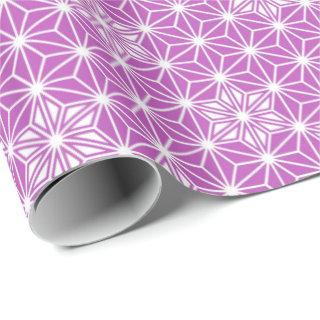 Japanese Asanoha or Star Pattern, orchid