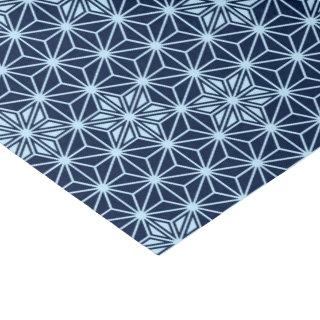 Japanese Asanoha pattern - Indigo Blue Tissue Paper