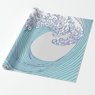 Japanese Asian Surf Wave Art Ocean Art