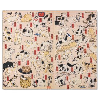 Japanese Cats by Utagawa Kuniyoshi