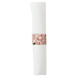 japanese cats Ukiyo-e Funny kitty Napkin Bands