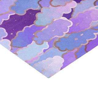 Japanese Clouds, Twilight, Violet and Deep Purple Tissue Paper
