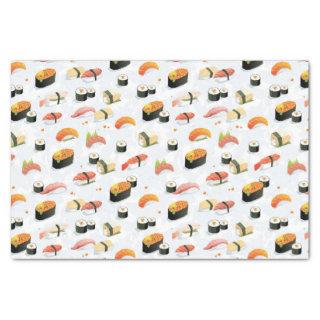 Japanese Food: Sushi Pattern Tissue Paper