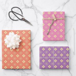 Japanese Hanabishi Flower Pattern  Sheets