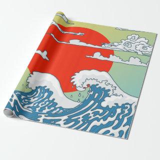 Japanese Waves Canvas Print