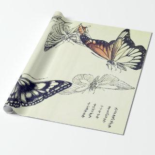 JAPANESE WOODBLOCK PRINT BUTTERFLY