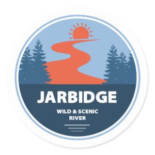 Jarbidge Wild And Scenic River Idaho Classic Round Sticker