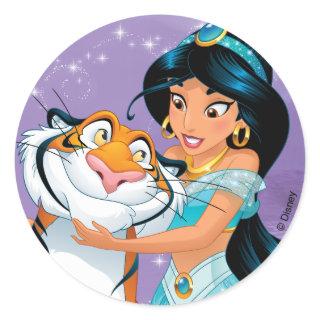 Jasmine | Besties Rule Classic Round Sticker