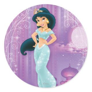 Jasmine Princess Classic Round Sticker