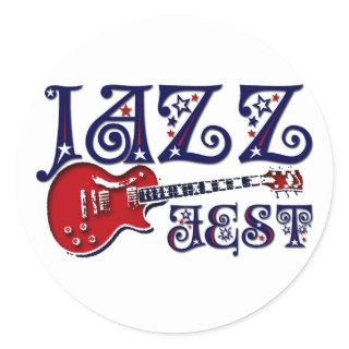 JAZZ FEST CLASSIC ROUND STICKER