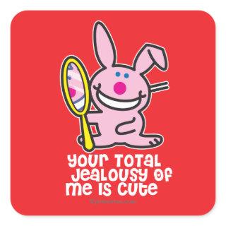 Jealousy Square Sticker