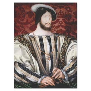 Jean Clouet - Francois I, King of France Tissue Paper