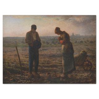 Jean-Francois Millet - The Angelus Tissue Paper