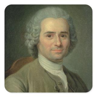 Jean-Jacques Rousseau Square Sticker
