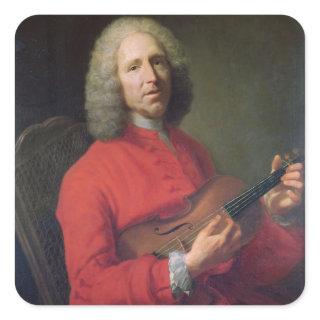 Jean-Philippe Rameau  with a Violin Square Sticker